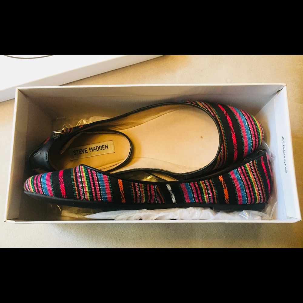 Steve Madden Multicolored Kovert Flat 10